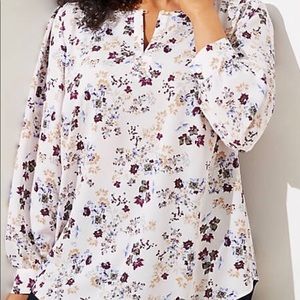Loft floral blouse